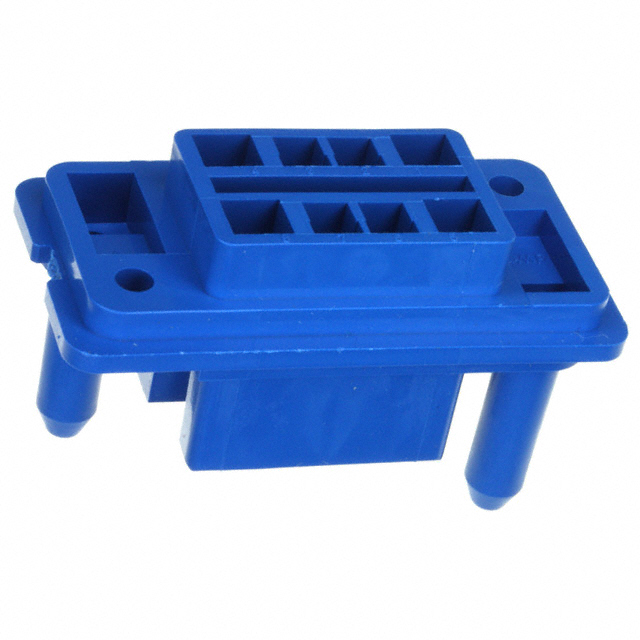 CONN PLUG HSG DRAWER 8POS BLUE