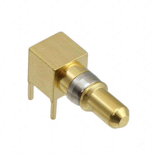 CONN PIN COAX GOLD SOLDER