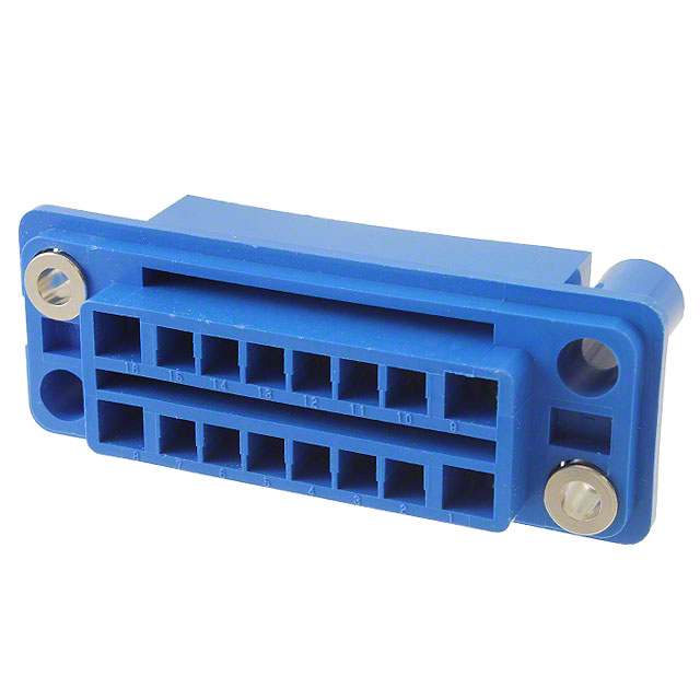 CONN RCPT HSG DRAWER 16POS BLUE CONN RCPT HSG DRAWER 16POS BLUE