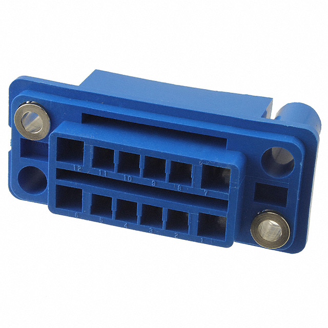 CONN RCPT HSG DRAWER 12POS BLUE CONN RCPT HSG DRAWER 12POS BLUE