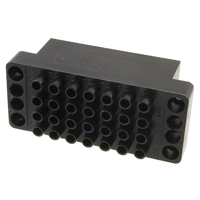 CONN RCPT HSG 28POS BLK PNL MNT