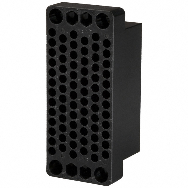 CONN 75POS BLACK PNL MNT