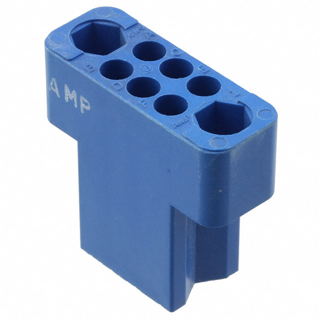 CONN 6POS BLUE PNL MNT