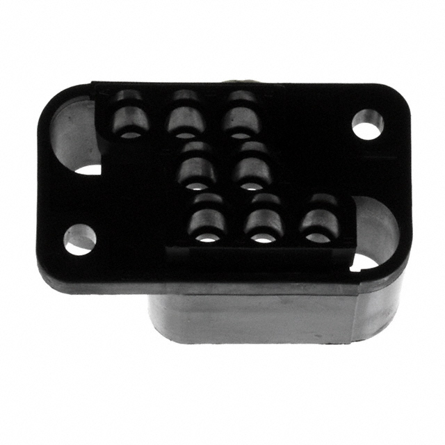 CONN PLUG HSG DRAWER 8POS BLK