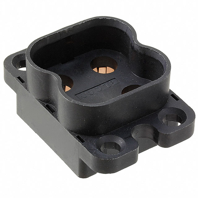 CONN PLUG HSG DRAWER 4POS BLK