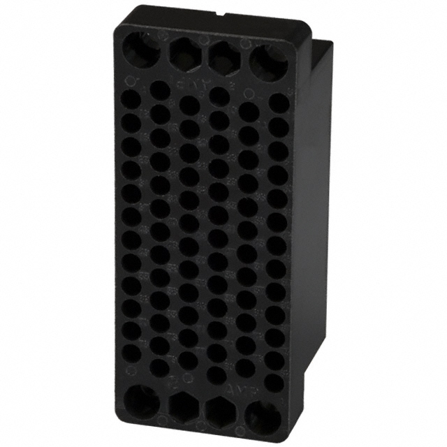 CONN 75POS BLACK PNL MNT