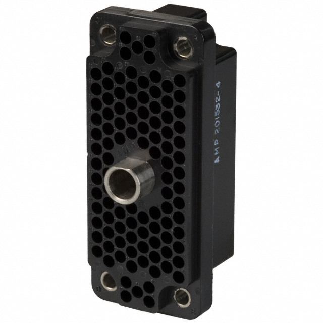 CONN RCPT HSG 104POS BLK PNL MNT