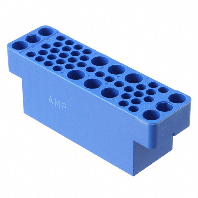 CONN RCPT HSG 42POS BLUE PNL MNT