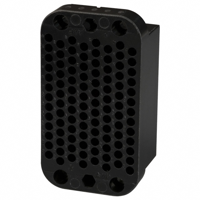 CONN 104POS BLACK PNL MNT CONN 104POS BLACK PNL MNT