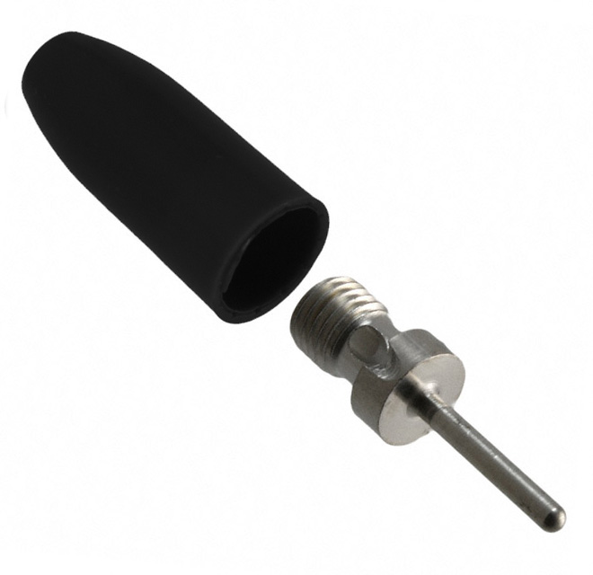 CONN TIP PLUG SOLDERLESS BLACK CONN TIP PLUG SOLDERLESS BLACK