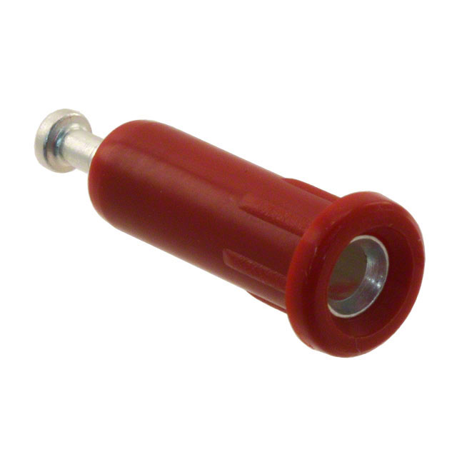 CONN TIP JACK TURRET RED CONN TIP JACK TURRET RED