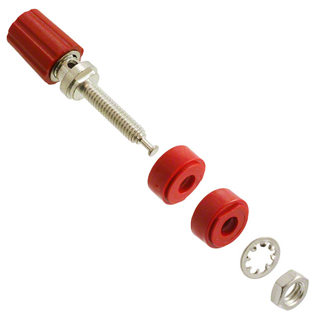 CONN BIND POST KNURLED RED CONN BIND POST KNURLED RED