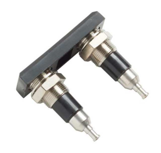 PANEL MOUNT DBLE/4MM JACK BLK