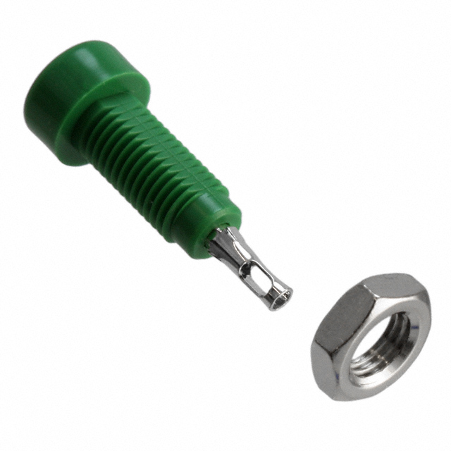 CONN TIP JACK SLDR EYELET GREEN