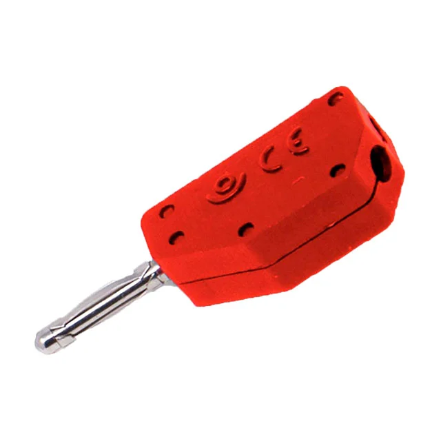 PLUG BANANA 2MM DIY STACK RED PLUG BANANA 2MM DIY STACK RED
