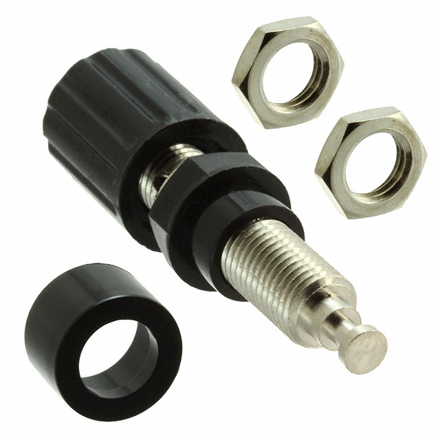 CONN BIND POST KNURLED BLACK CONN BIND POST KNURLED BLACK