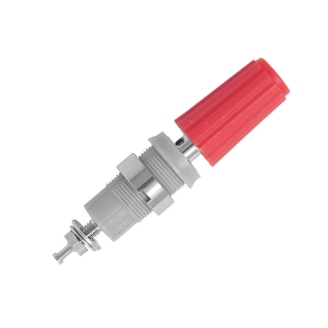 4MM SHEATHED BINDING POST, RED