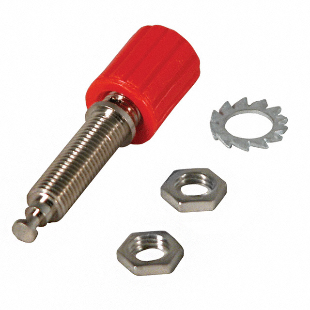 CONN BIND POST KNURLED RED CONN BIND POST KNURLED RED