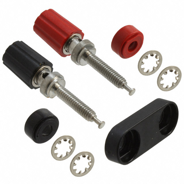 CONN BIND POST DUAL MINI BLK/RED