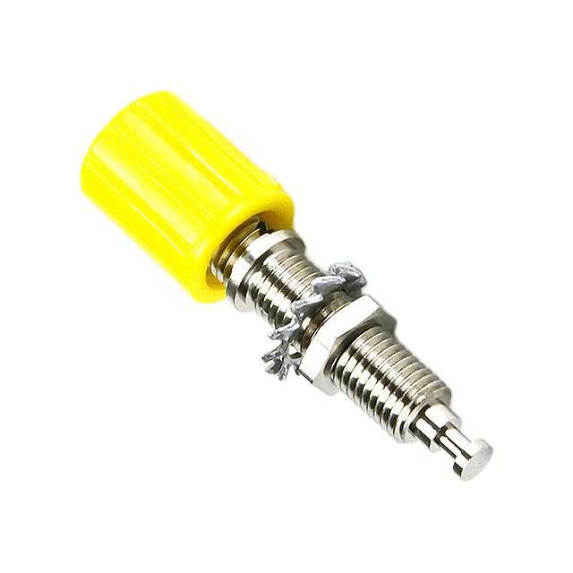 CONN BIND POST KNURLED YELLOW CONN BIND POST KNURLED YELLOW