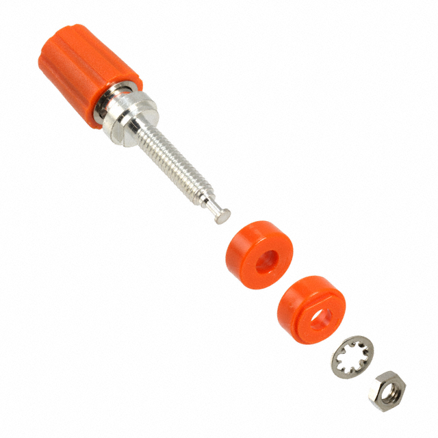 CONN BIND POST KNURLED ORANGE