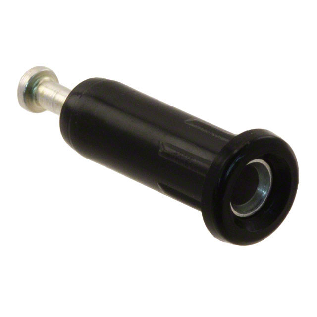 CONN TIP JACK TURRET BLACK CONN TIP JACK TURRET BLACK