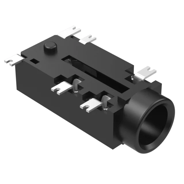 CONN JACK STEREO 3.5MM SMD R/A