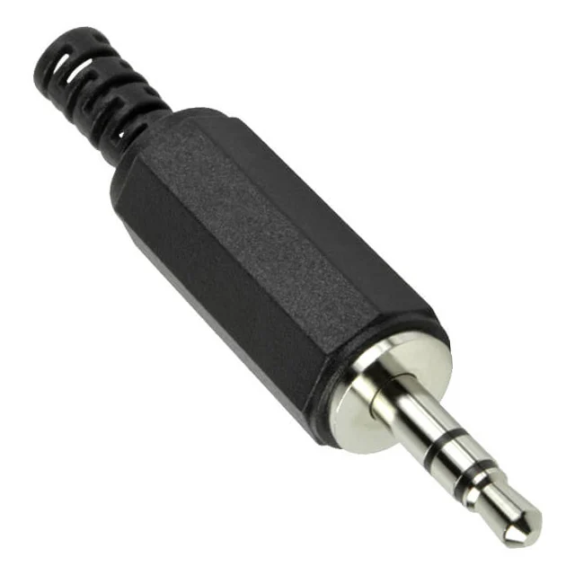AUDIO PLUG, 3.5 MM, STRAIGHT, 3