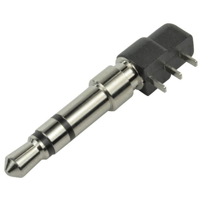 AUDIO PLUG, 3.5 MM, RT, 3 CONDUC