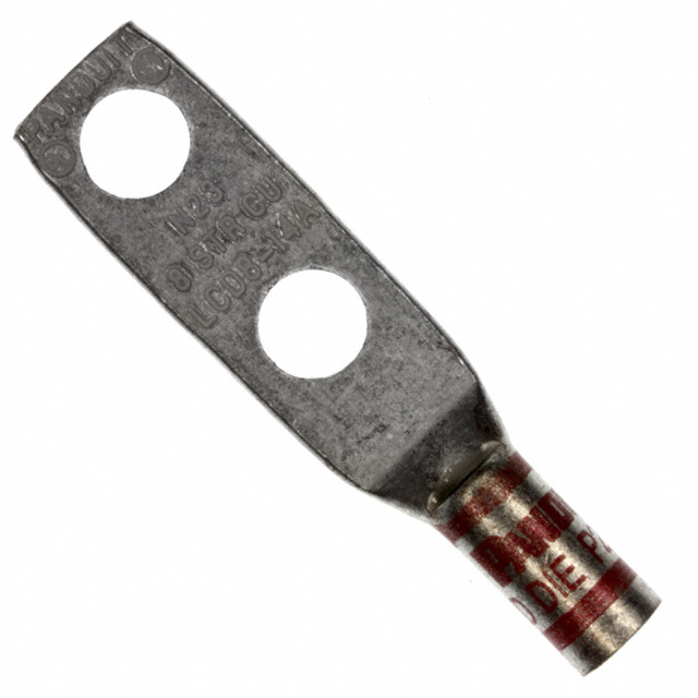 CONN TERM RECT LUG 8 AWG #1/4 CONN TERM RECT LUG 8 AWG #1/4