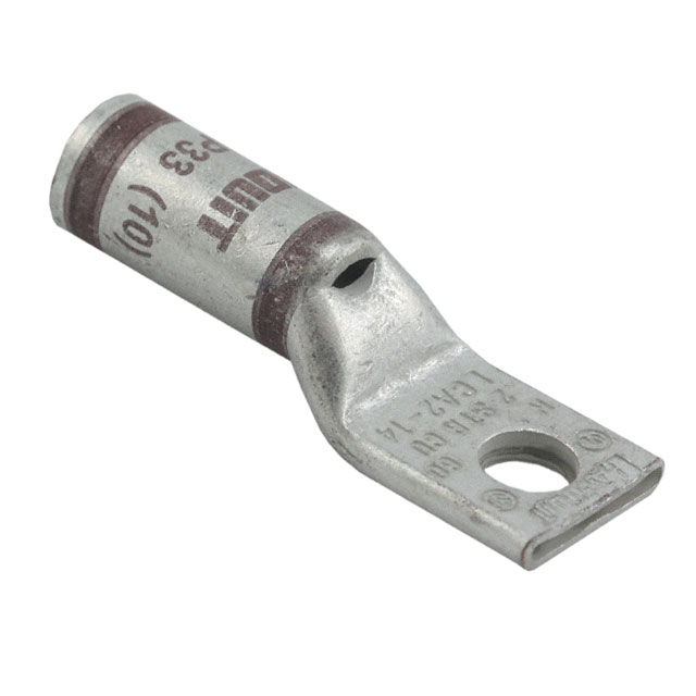 CONN TERM RECT LUG 2 AWG #1/4 CONN TERM RECT LUG 2 AWG #1/4