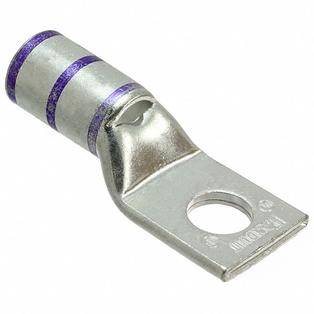 CONN TERM RECT LUG 4/0 AWG #1/2 CONN TERM RECT LUG 4/0 AWG #1/2