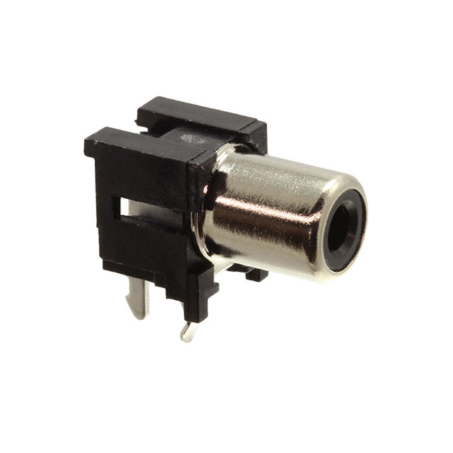 CONN RCA PHONO JACK R/A BLACK CONN RCA PHONO JACK R/A BLACK