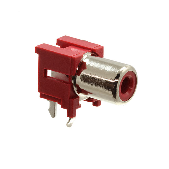 CONN RCA PHONO JACK R/A RED