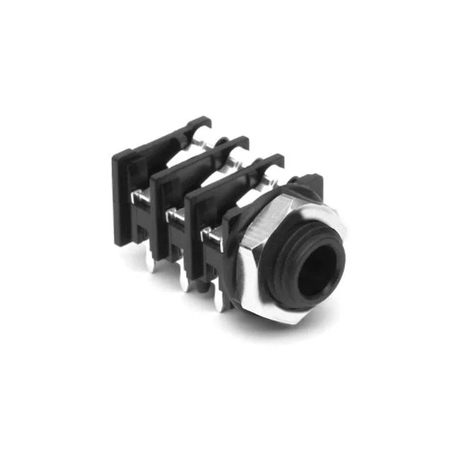 1/4" PHONE TRS OFFSET HORZ PCB P 1/4" PHONE TRS OFFSET HORZ PCB P