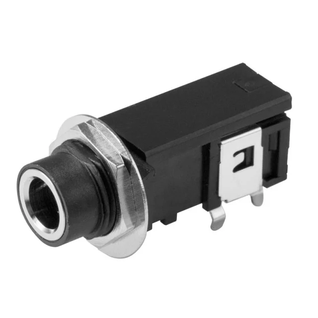 AUDIO JACK, 6.35 MM, HORIZONTAL, AUDIO JACK, 6.35 MM, HORIZONTAL,