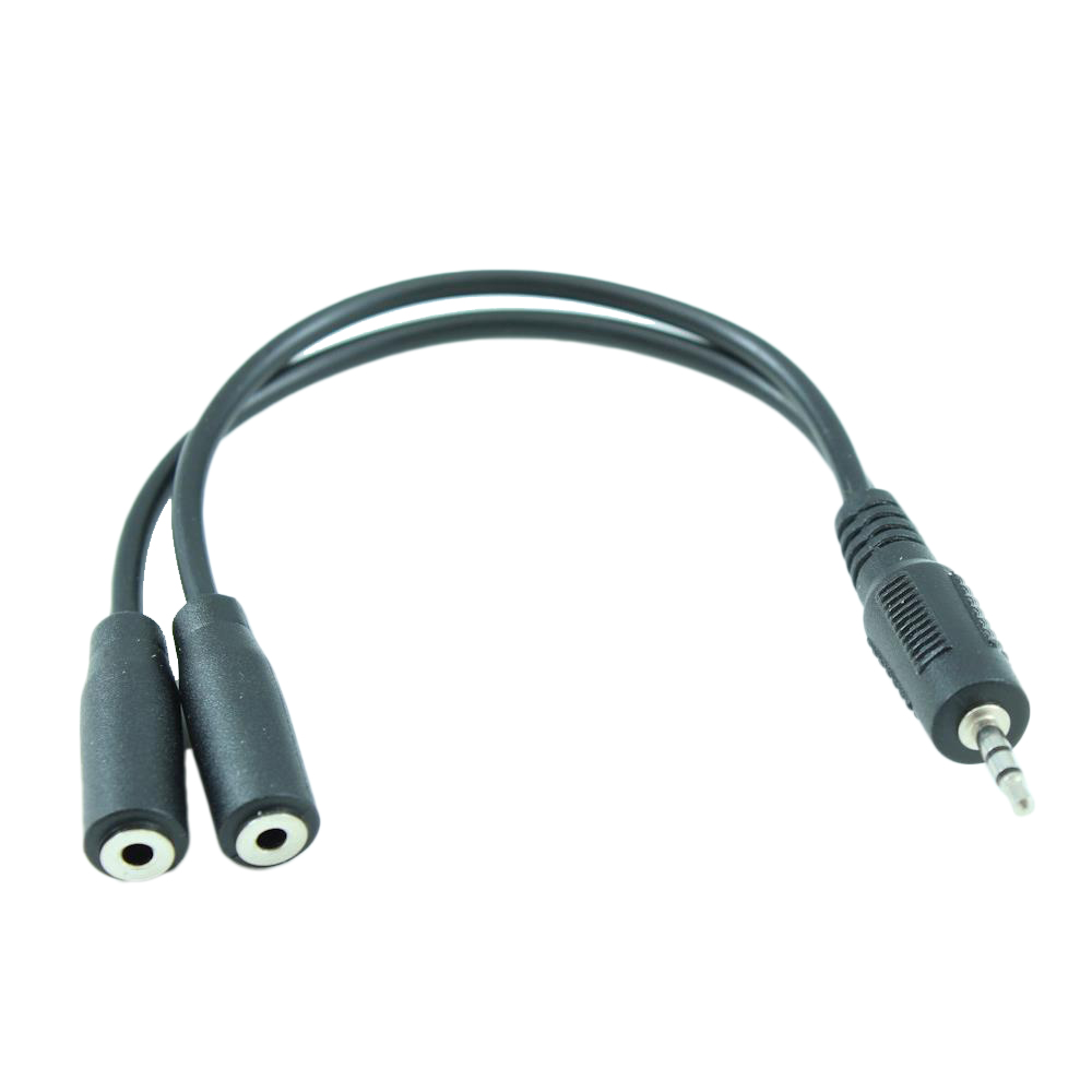 2.5mm TRS Y:1 M to 2 F ADAPT 2.5mm TRS Y:1 M to 2 F ADAPT