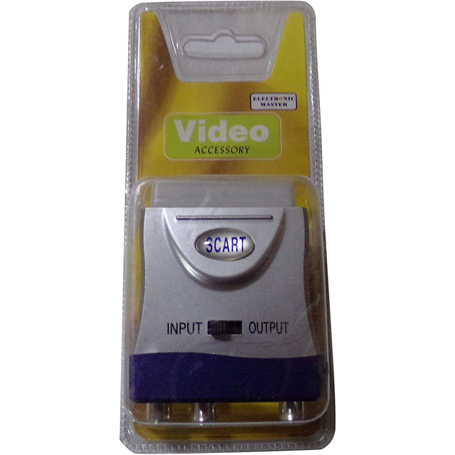 SCART ADAPTOR SCART PLUG TO 3XRC SCART ADAPTOR SCART PLUG TO 3XRC