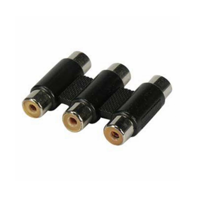 CONN ADPT RCA JACK(3)-JACK(3) CONN ADPT RCA JACK(3)-JACK(3)