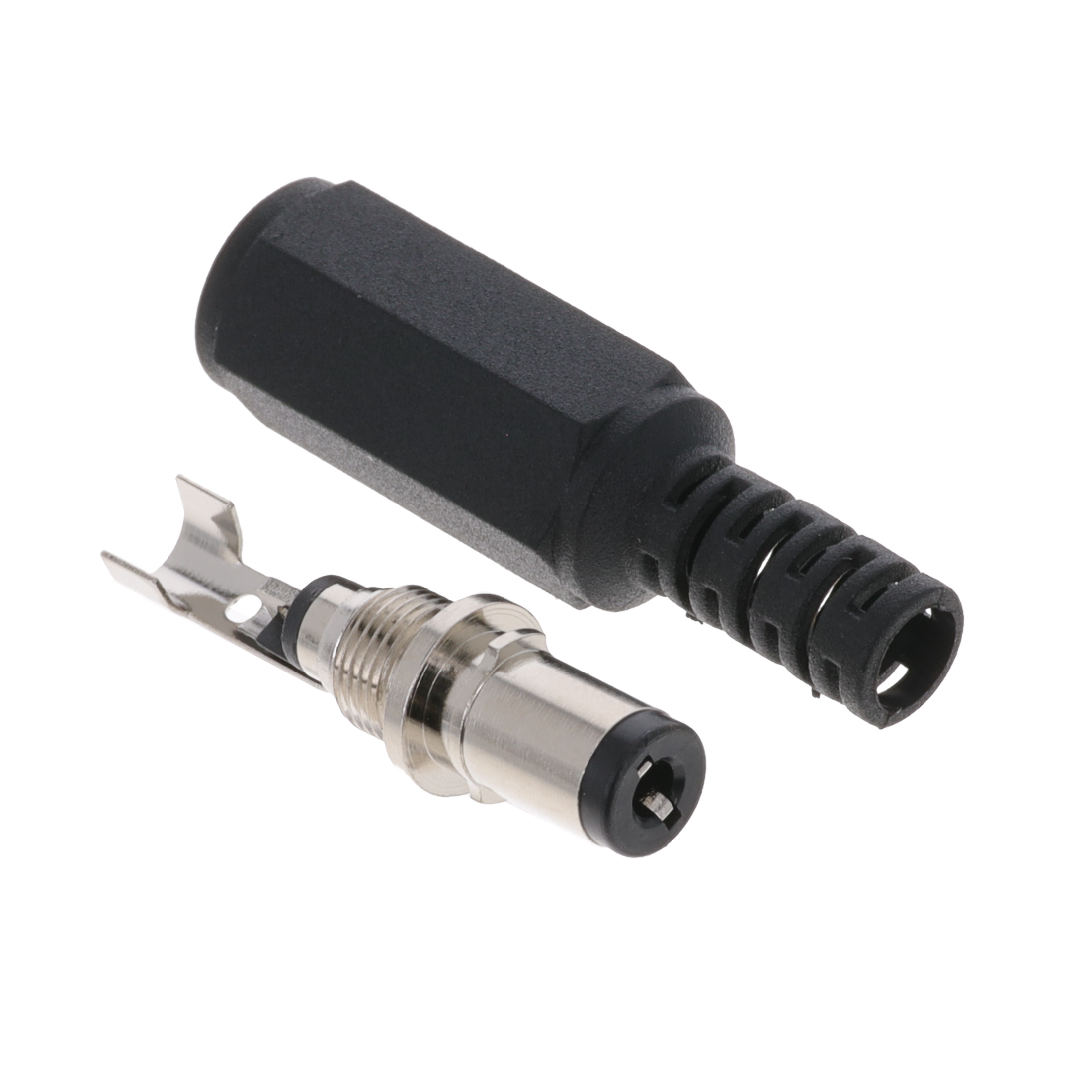 5.5X2.1 DC POWER PLUG 9MM WITH T