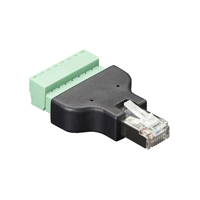 ADAPT RJ45 PLG TO TERM BLK 8POS