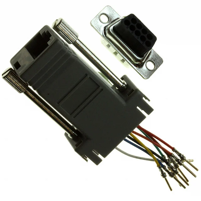 ADAPT DB9M TO RJ45 JACK GRAY