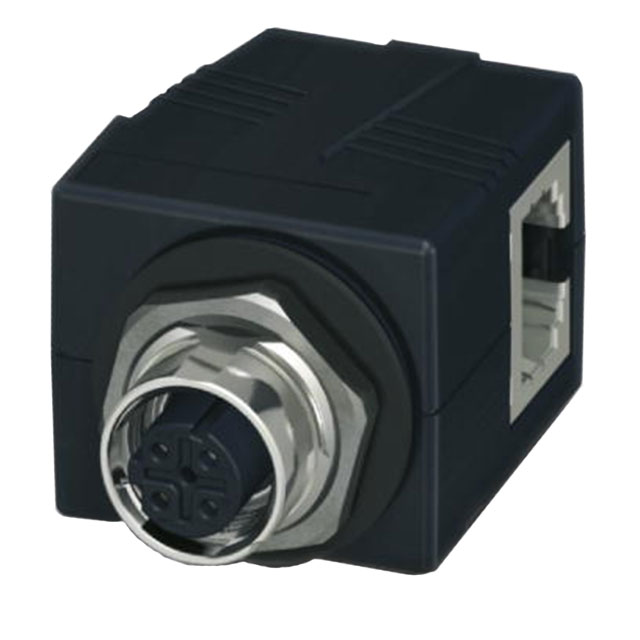 ADAPT CIRC 4POS TO RJ45 JACK BLK