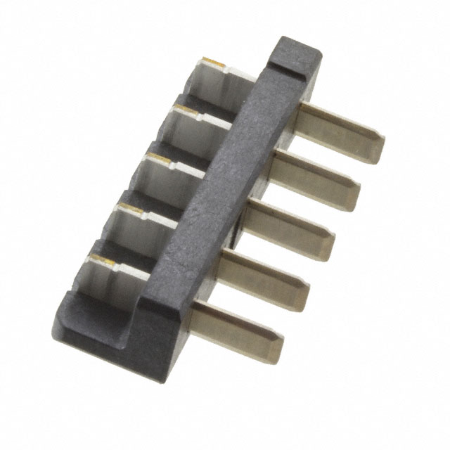 CONN HDR 5POS 5.00MM KINKED PIN