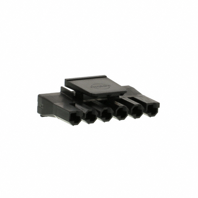 CONN HSG RCPT 6POS 7.50MM NAT