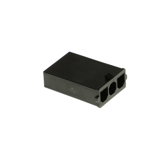 CONN HSG PLUG 3POS 7.50MM BLACK