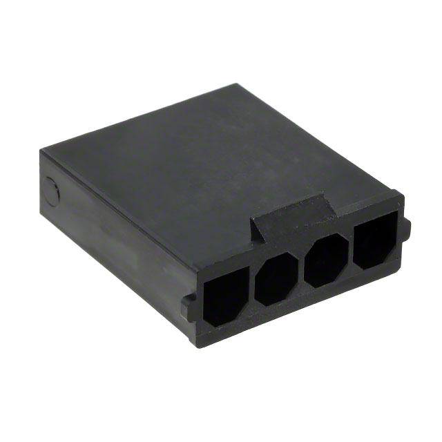 CONN HSG PLUG 4POS 7.50MM BLACK