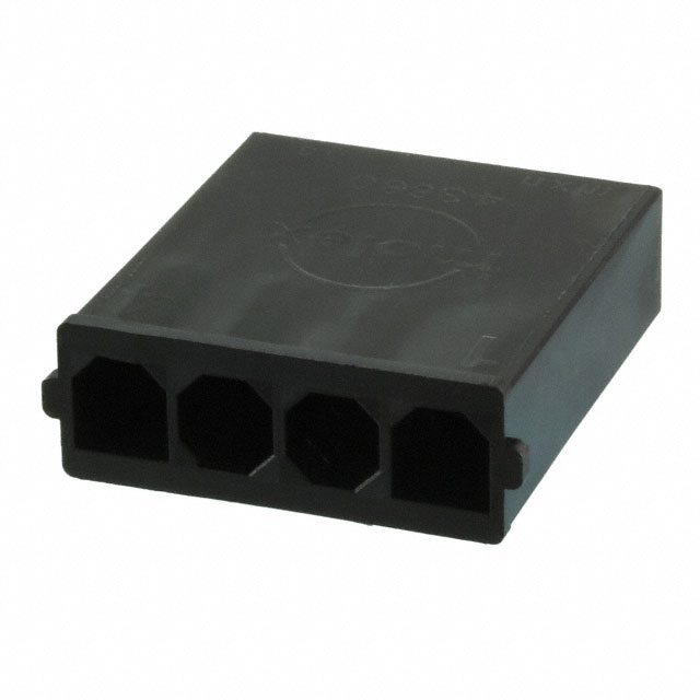 CONN HSG PLUG 4POS 7.50MM BLACK CONN HSG PLUG 4POS 7.50MM BLACK