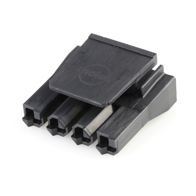 CONN HSG RCPT 4POS 7.50MM BLACK