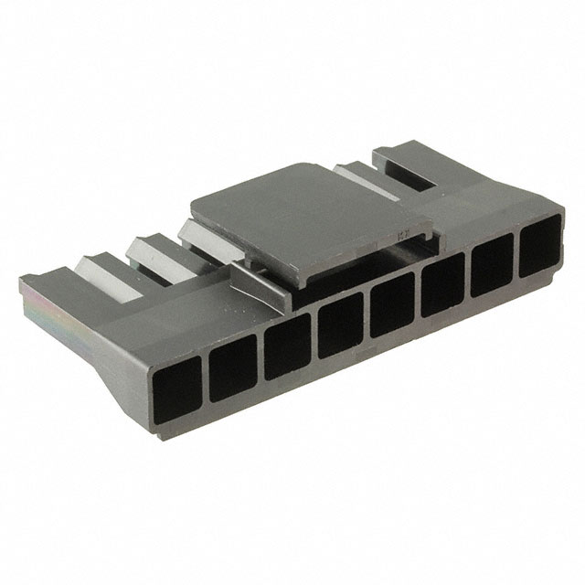 CONN HSG RCPT 8POS 7.50MM BLACK CONN HSG RCPT 8POS 7.50MM BLACK